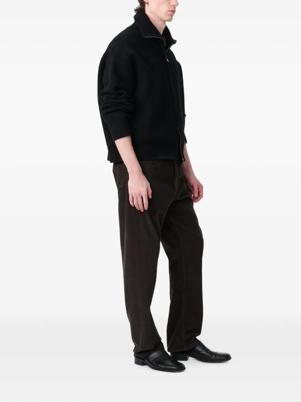 Studio Nicholson Riso ribfluwelen broek Bruin