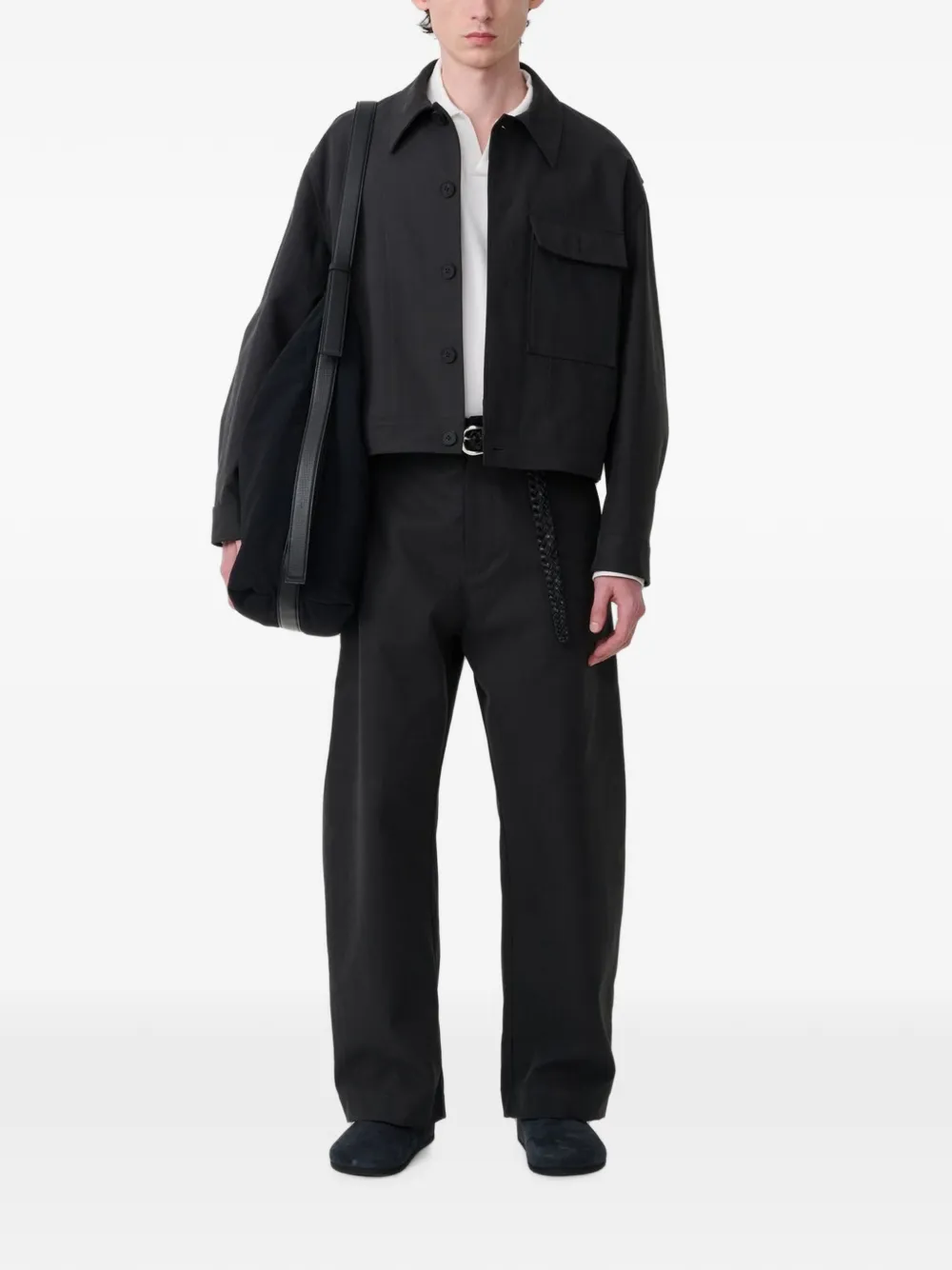 Studio Nicholson Minard straight broek Grijs