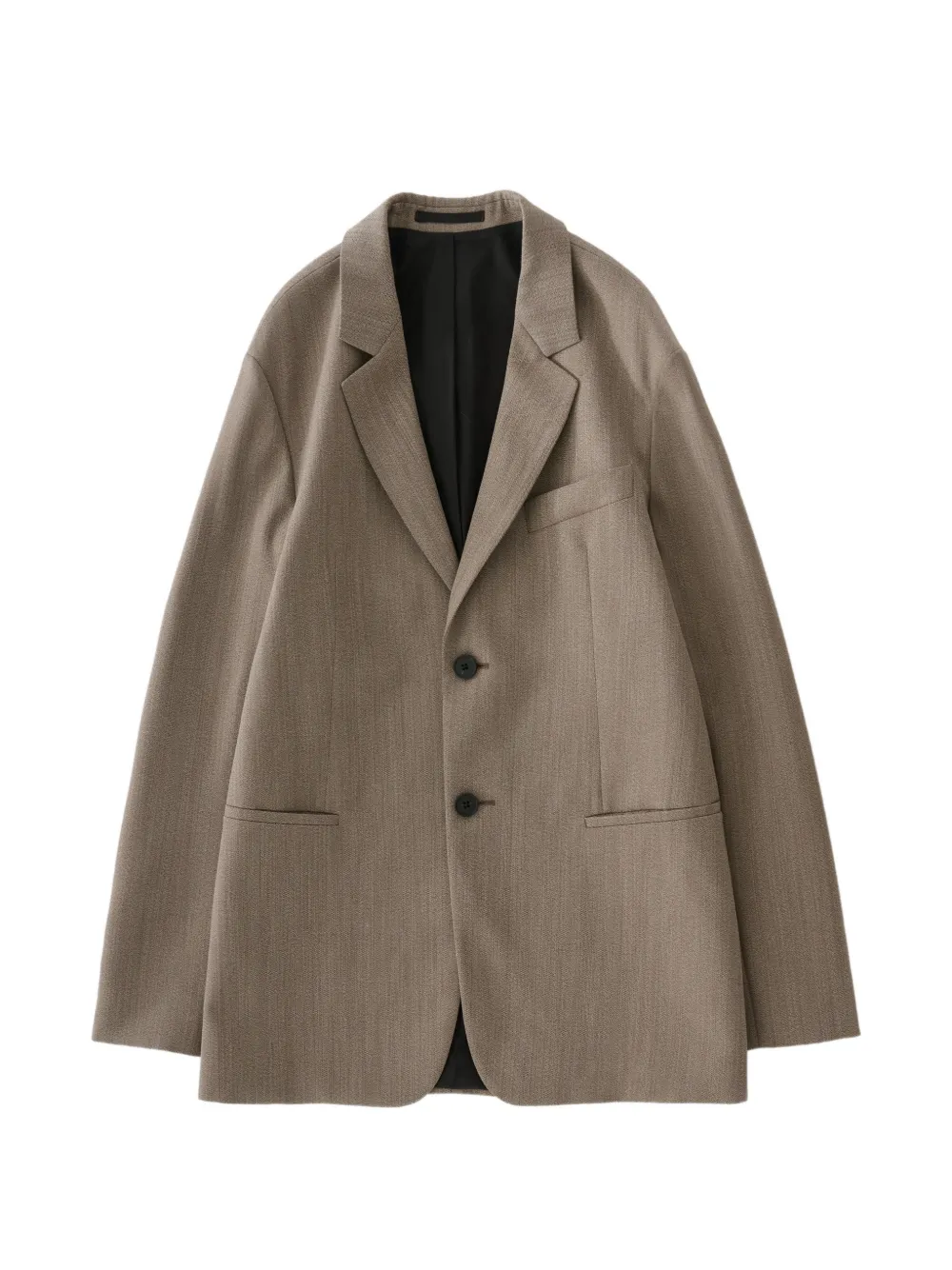 Studio Nicholson Roversi Wool Blazer In Brown
