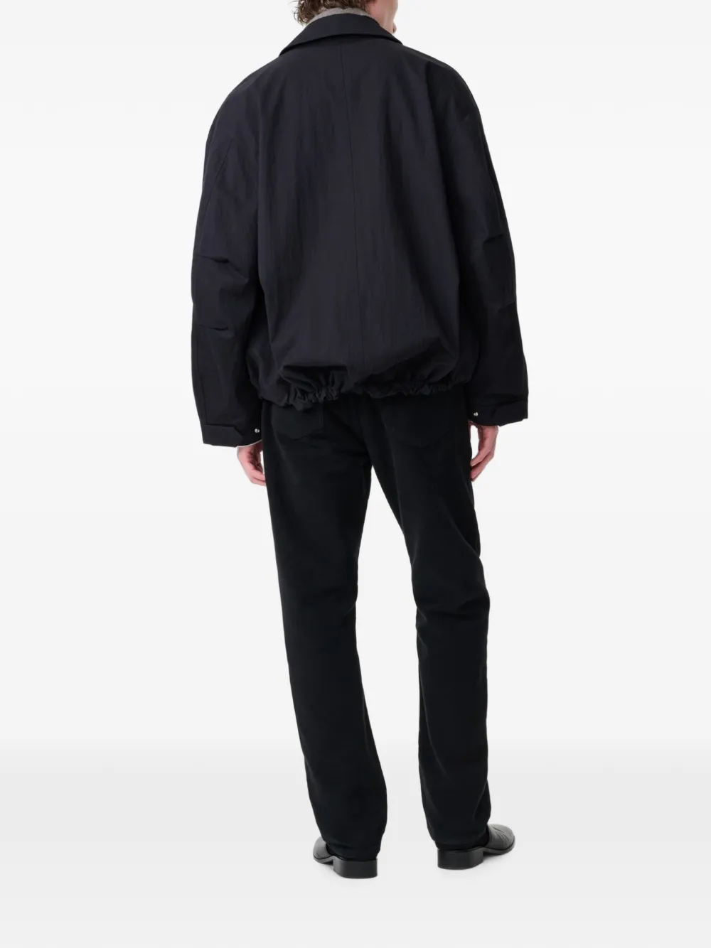 Studio Nicholson Comba Jacket Darkest Navy In Black