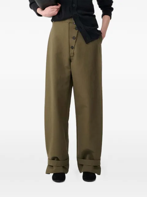 Studio Nicholson Faron belted adjustable-hem trousers