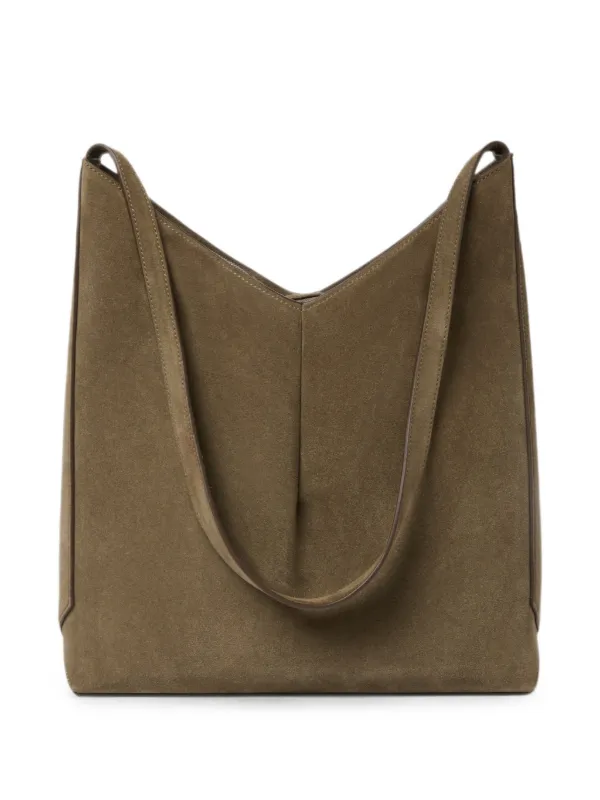 Studio Nicholson Hoho Suede Tote Bag in Green