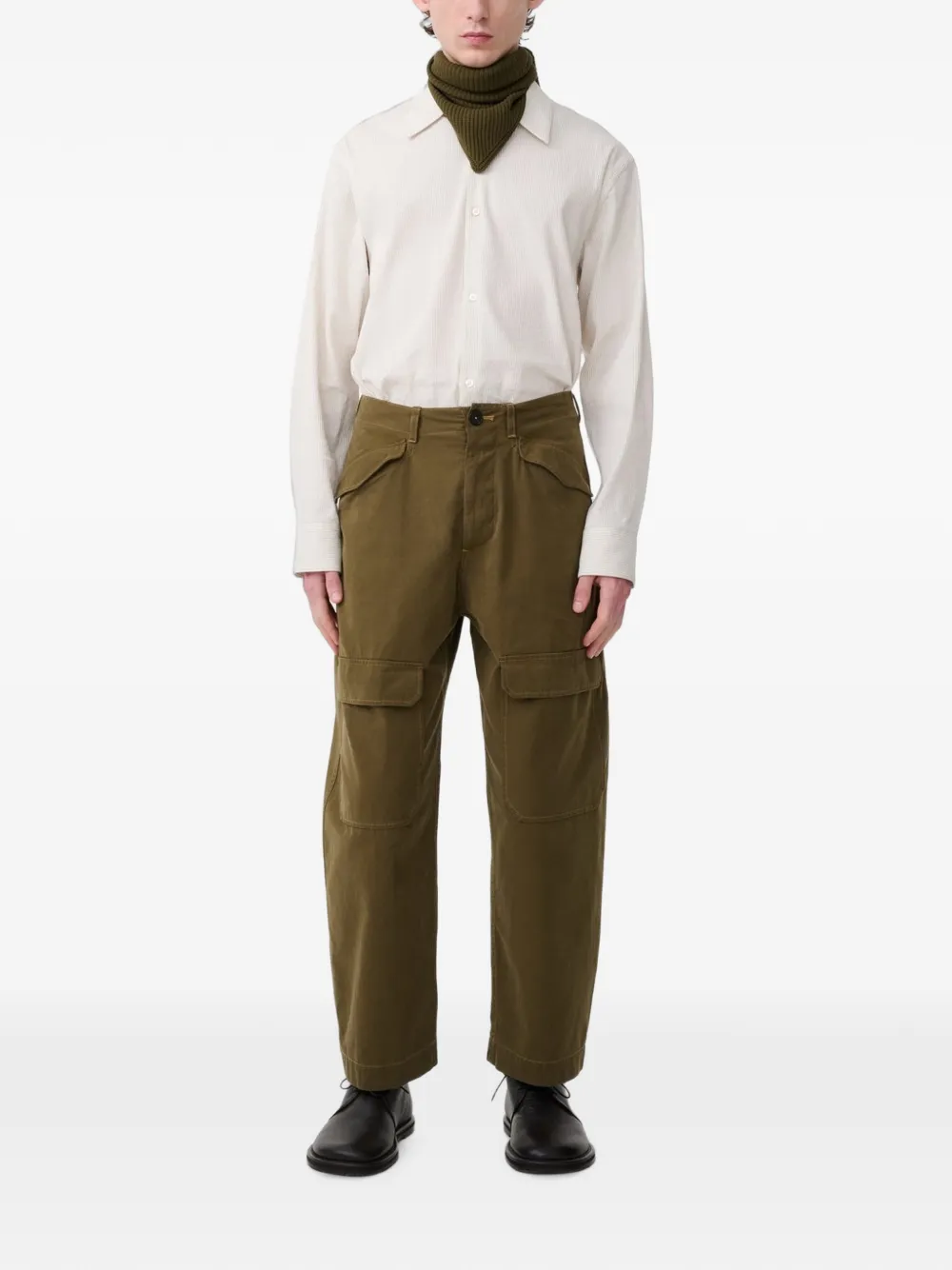 Studio Nicholson Ravel cargo broek Groen