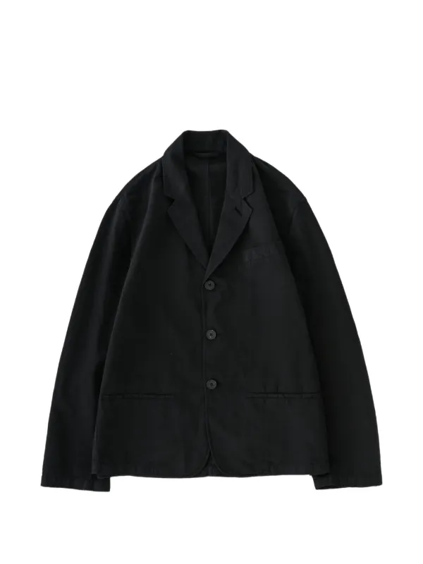 Studio Nicholson Spiel Notch-lapels Blazer in Black