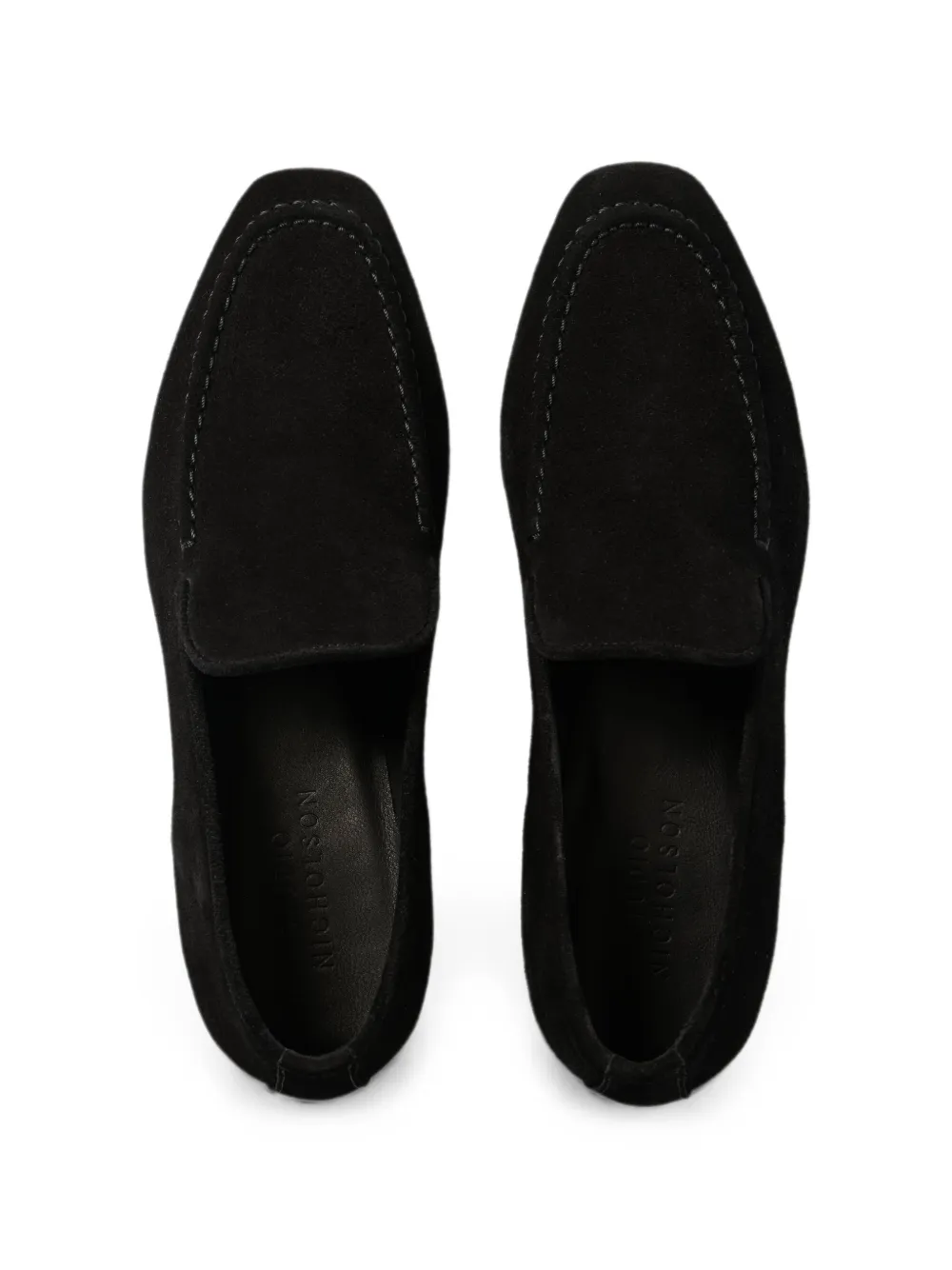 Studio Nicholson Elkann suede loafers Zwart