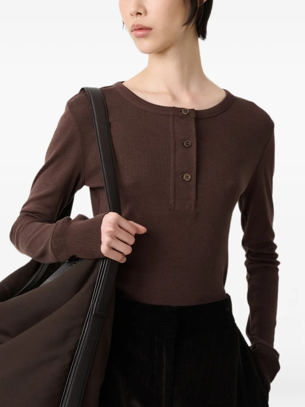 Studio Nicholson Roane polo shirt Bruin