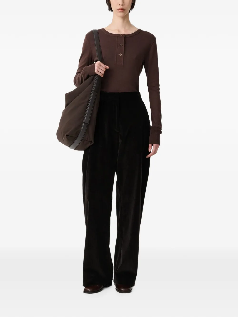 Studio Nicholson Roane polo shirt Bruin