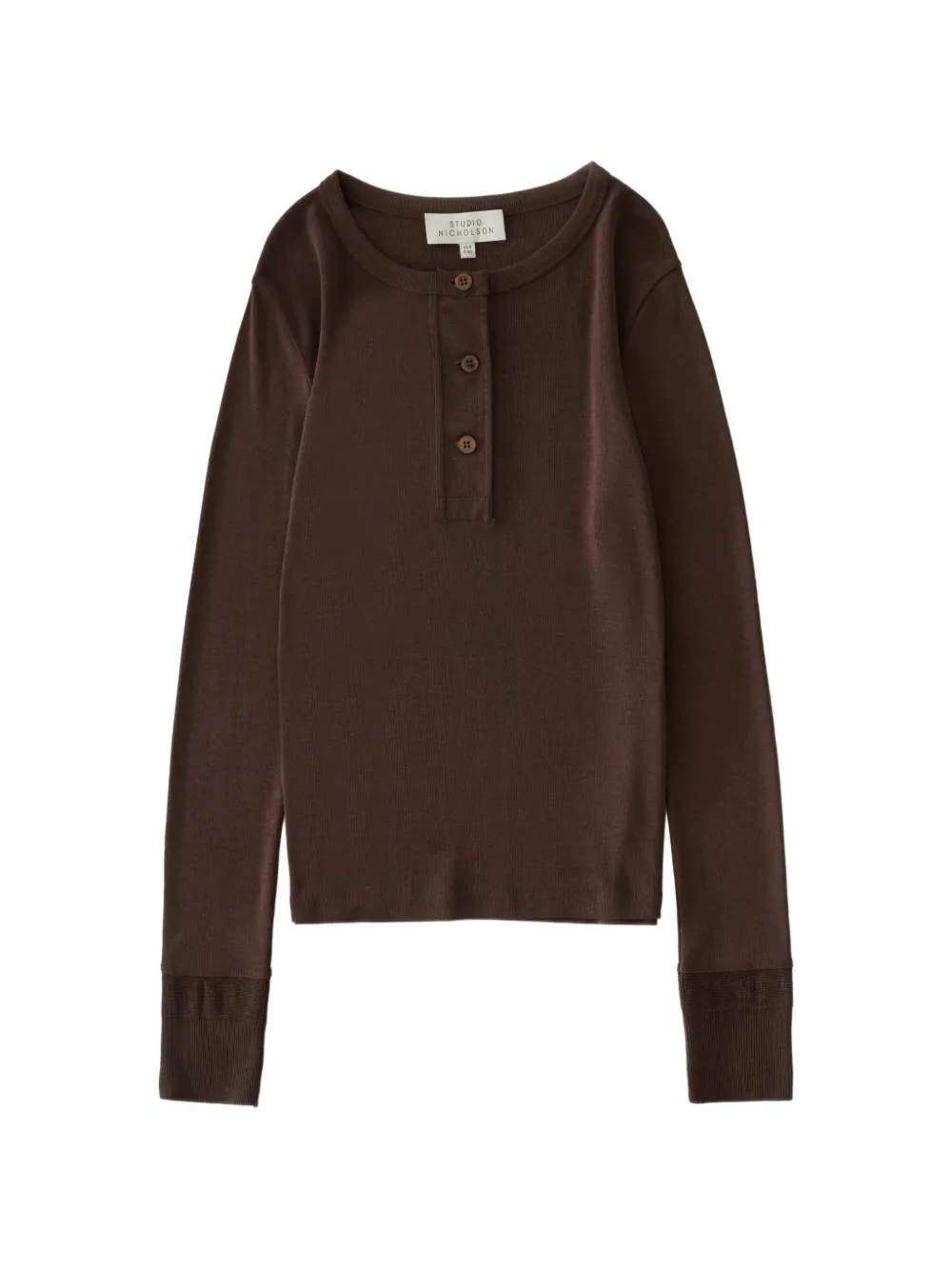 Studio Nicholson Roane polo shirt - Marrone