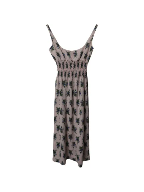 Emilia Wickstead Giovanna floral-print smocked dress