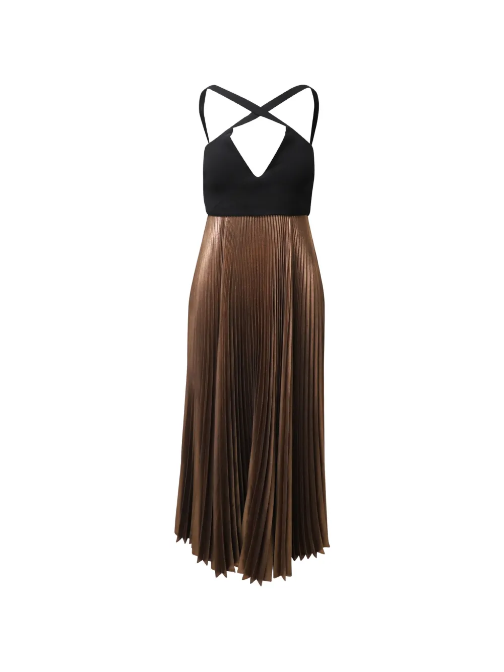 A.L.C. Alba pleated dress - Braun