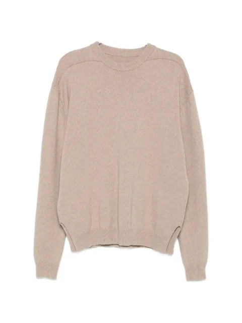 Rick Owens round-neck ribbed-knit sweater