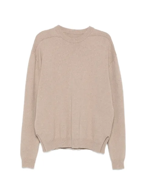 Rick Owens round-neck ribbed-knit sweater
