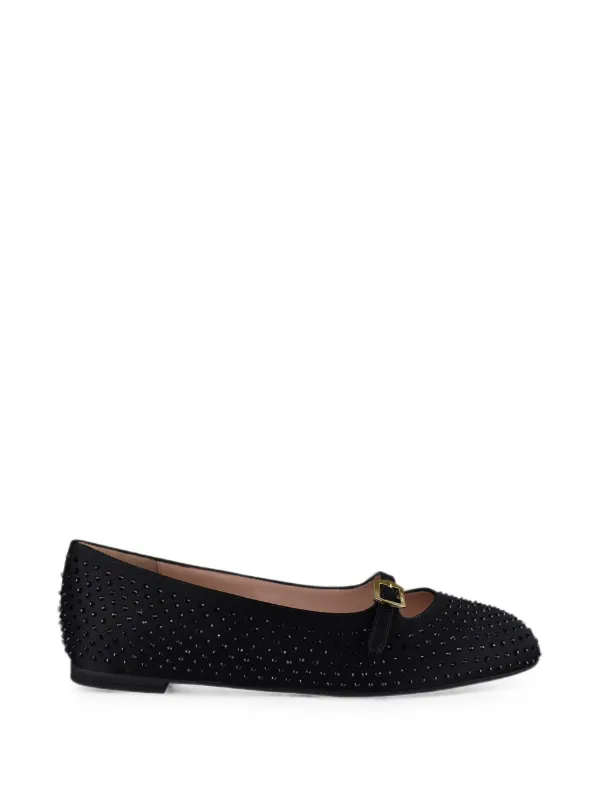 Bally Ballyrina Mary-jane Flat in Black Fabric