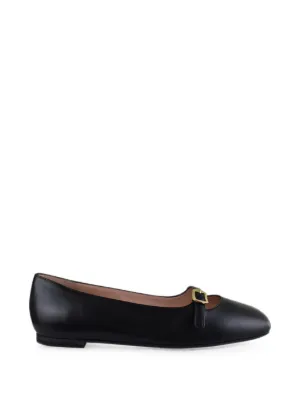 Ferragamo ニュー ヴァラリボン フラットシューズ | ブラック