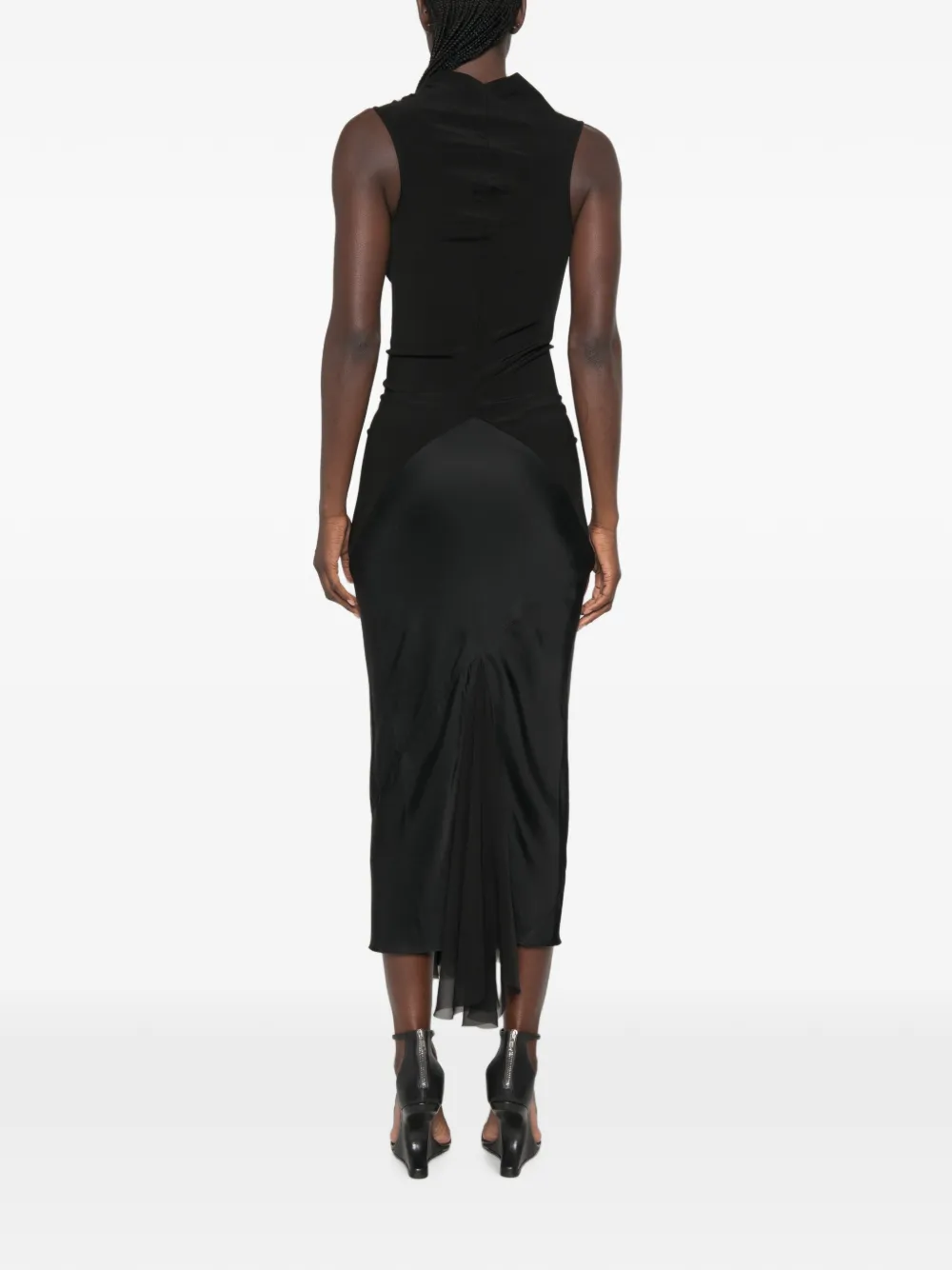 Rick Owens Mouwloze jurk Zwart