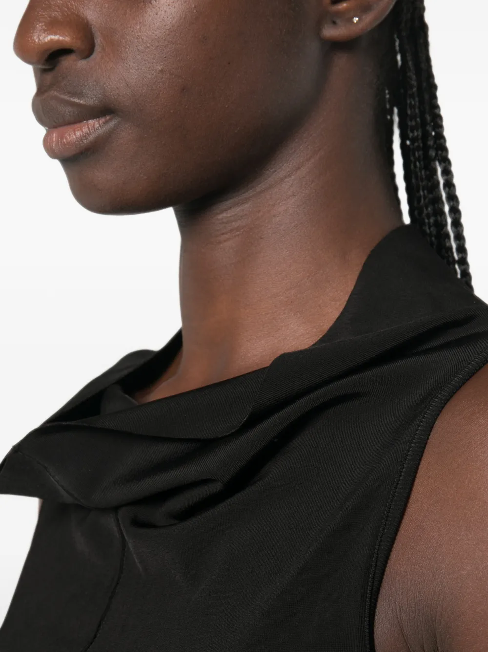 Rick Owens Mouwloze jurk Zwart