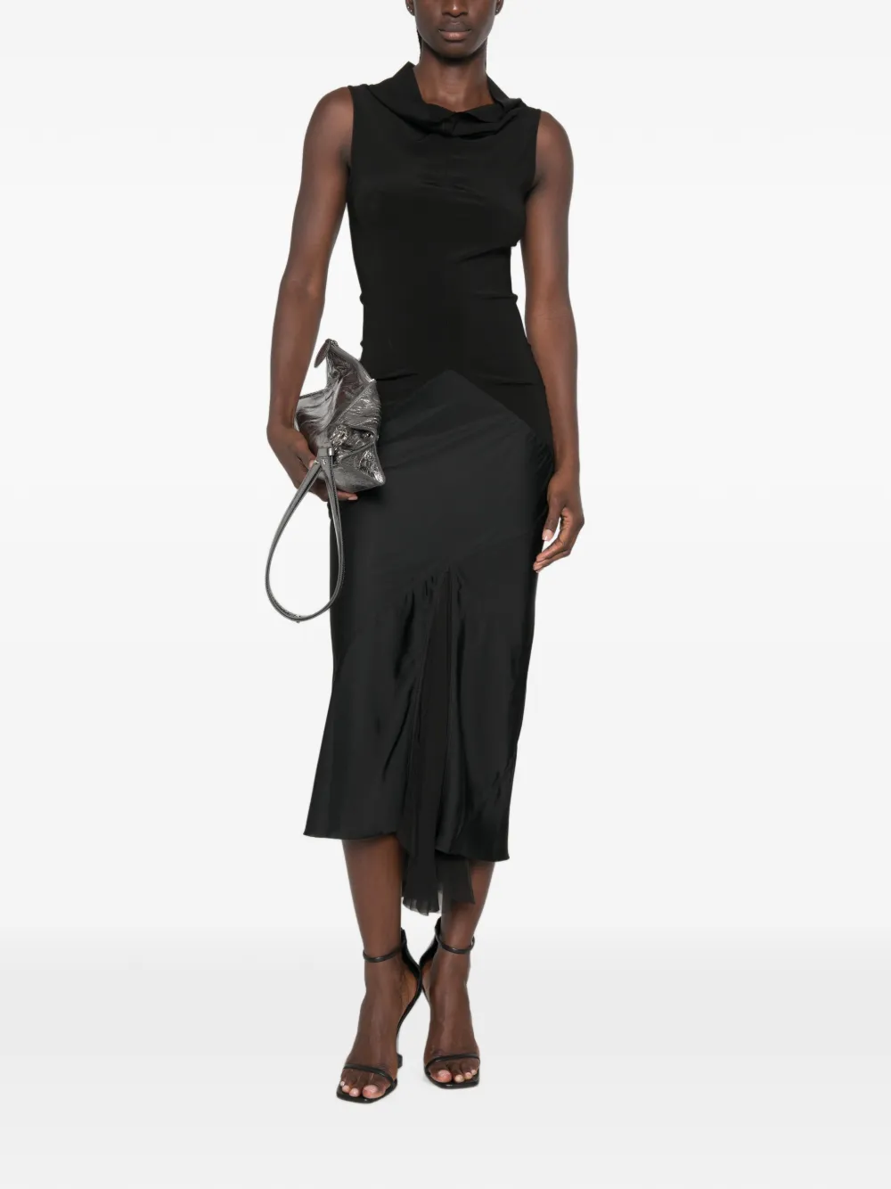 Rick Owens Mouwloze jurk Zwart