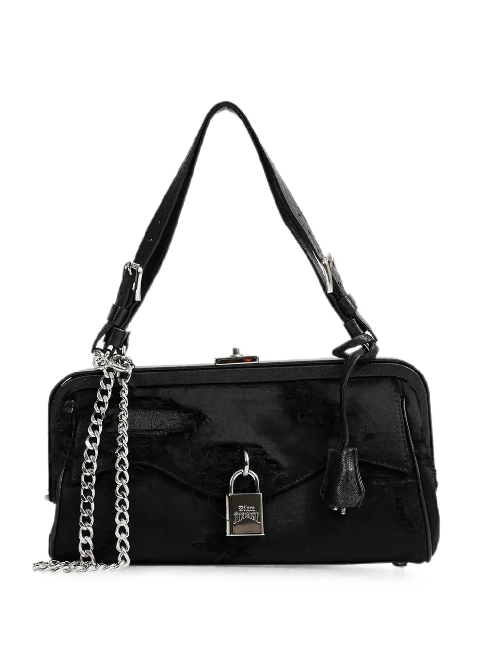 Dilara Findikoglu Hysteria leather shoulder bag - Schwarz