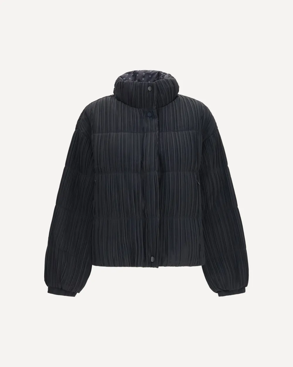 Gongdid Design pleated reversible jacket - Black