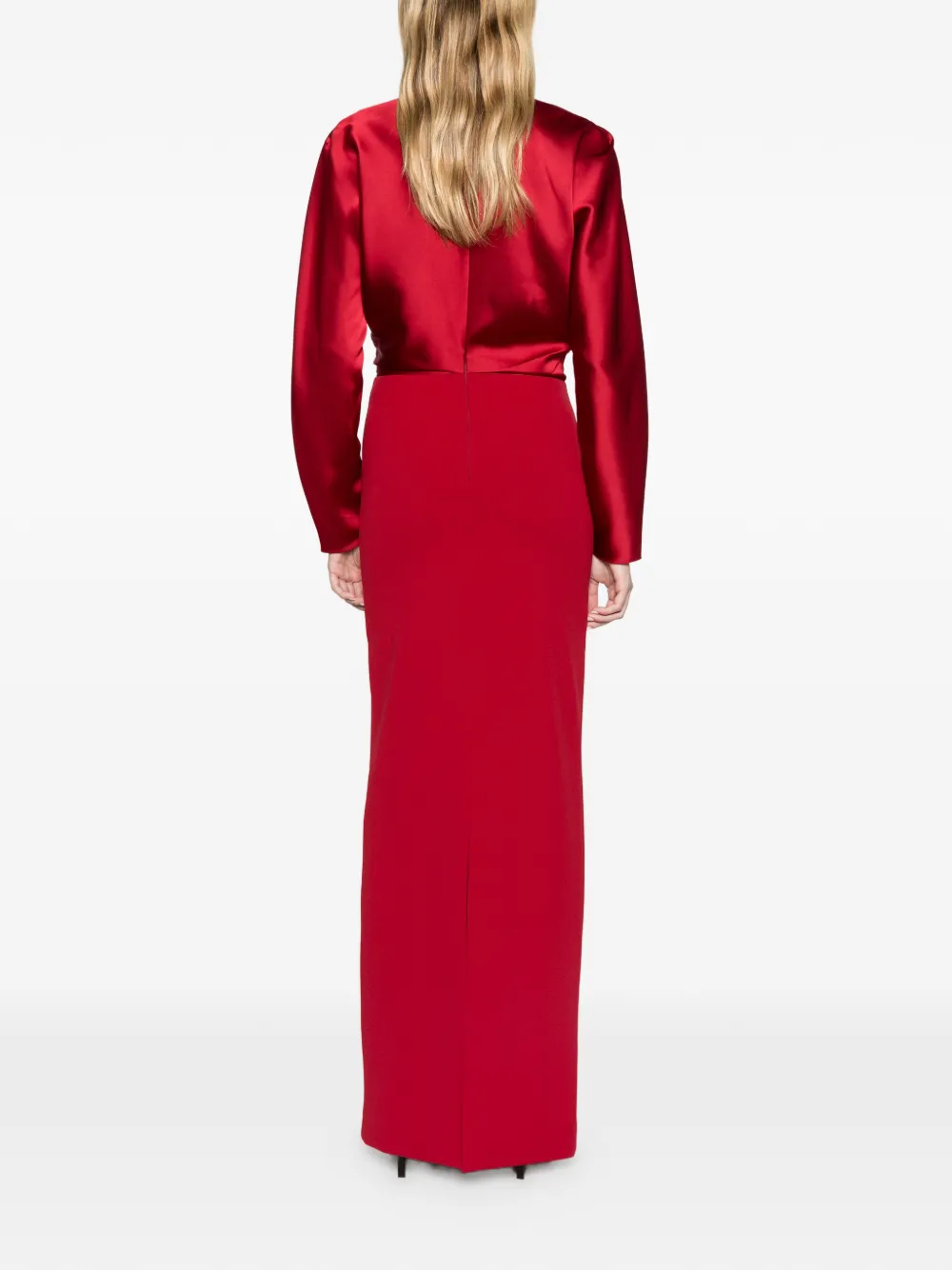 Solace London The Sedgewick maxi dress in ruby Rood