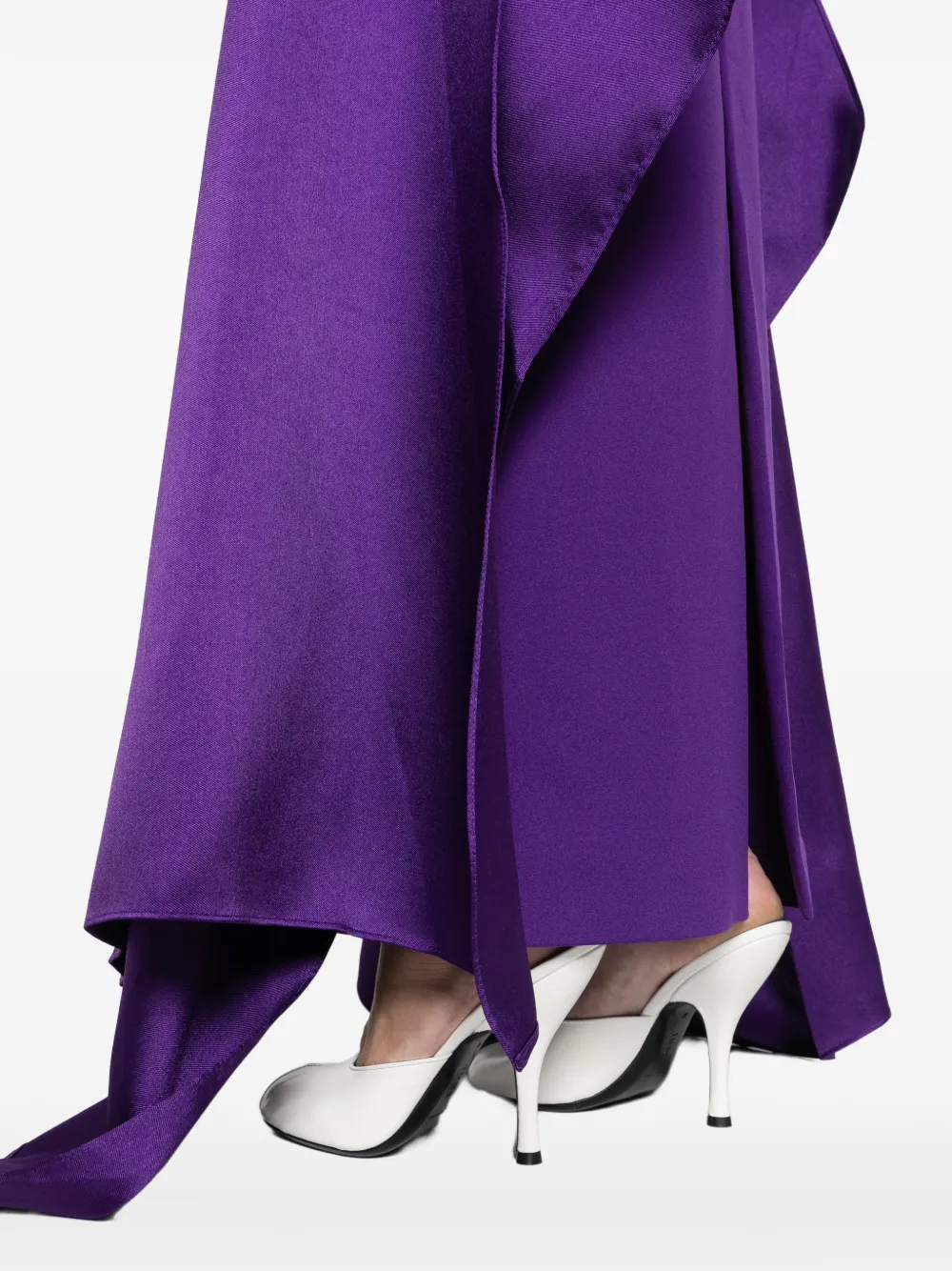 Solace London The Olivia maxi dress in deep orchid Paars