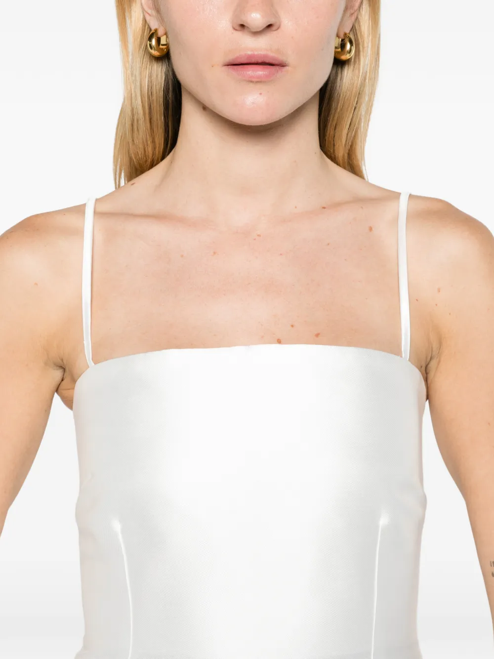 Solace London The Bessette mini dress in cream Wit