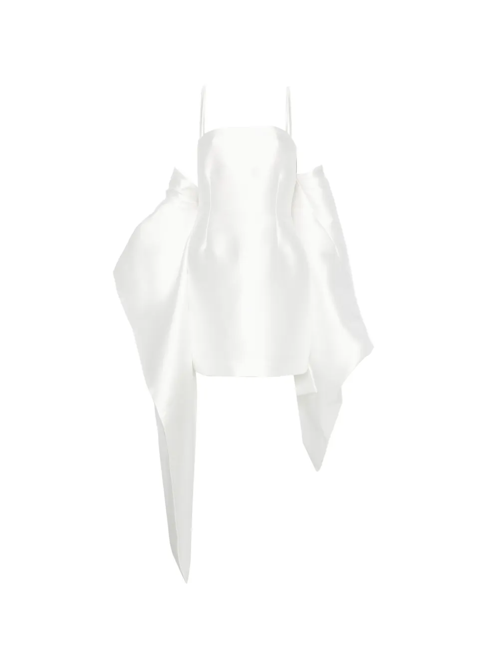 Solace London The Bessette mini dress in cream Wit