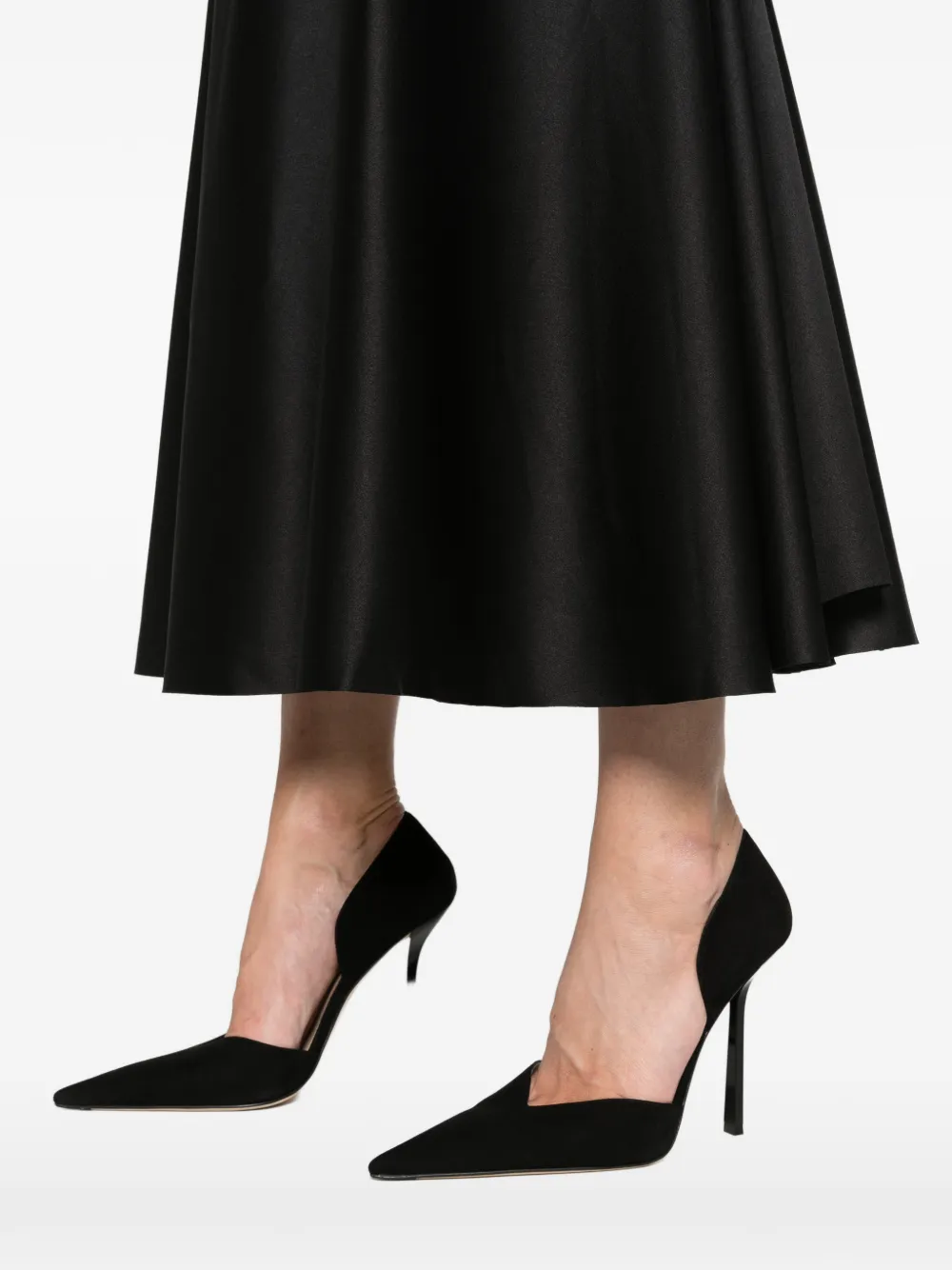 Solace London Edison midi dress Zwart