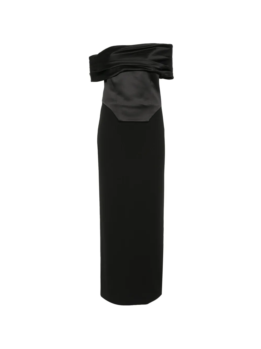 Solace London The Crawford maxi dress in black Zwart