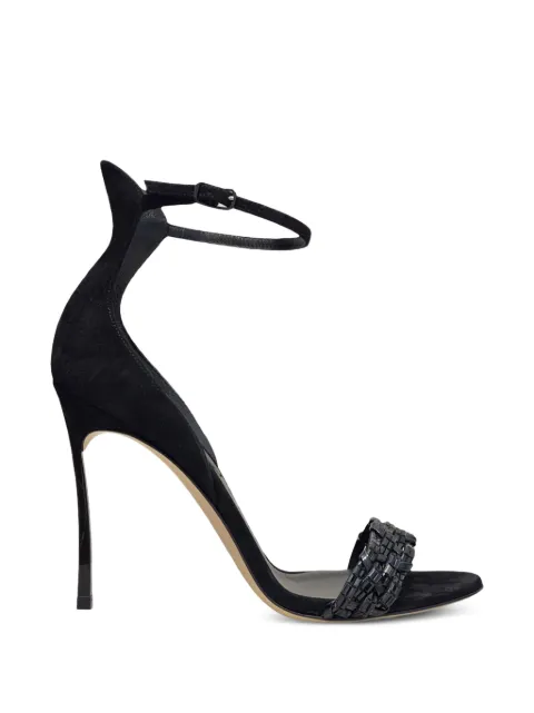 Casadei Blade braided-strap sandals
