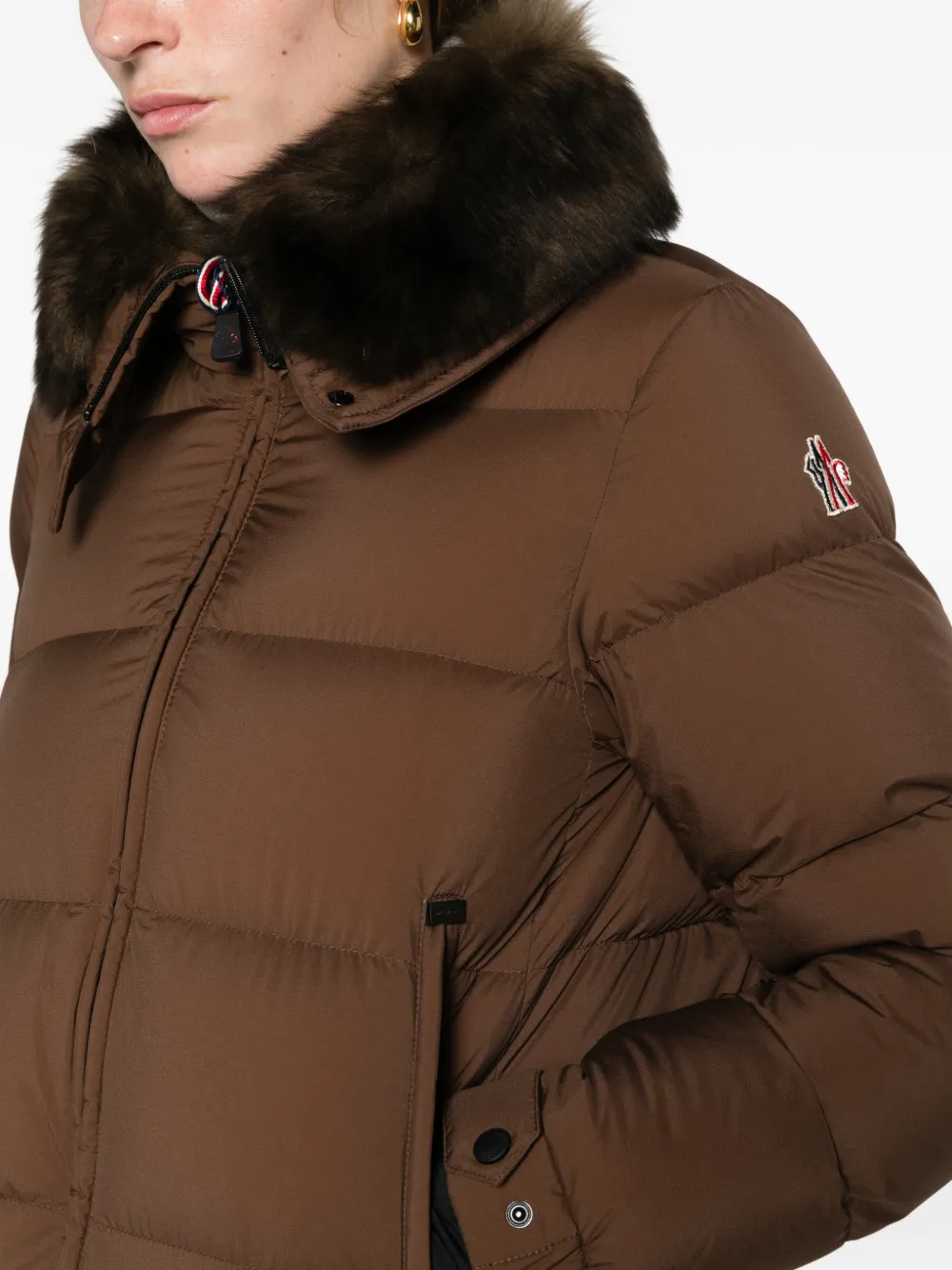 Moncler Grenoble Arabbas ski jacket Bruin
