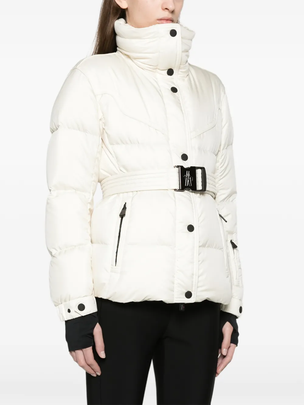 Moncler Grenoble Karshi insulated ski jacket Wit