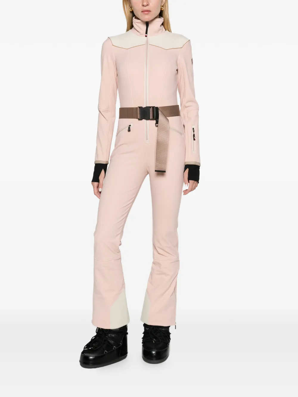 Moncler Grenoble all-in-one ski suit Roze