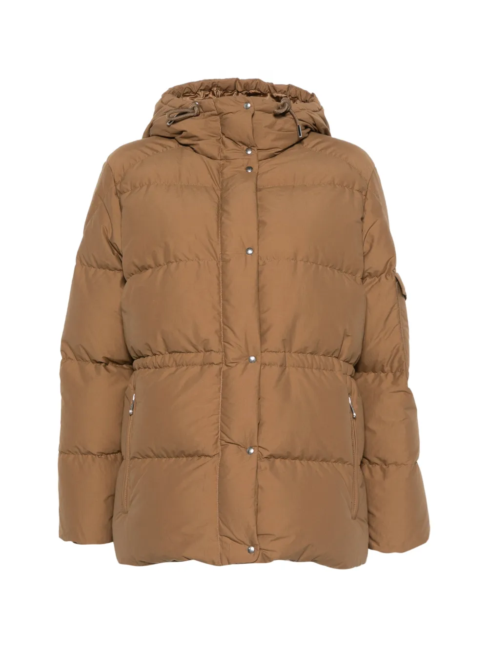 Moncler Himalaya hooded short down jacket Bruin