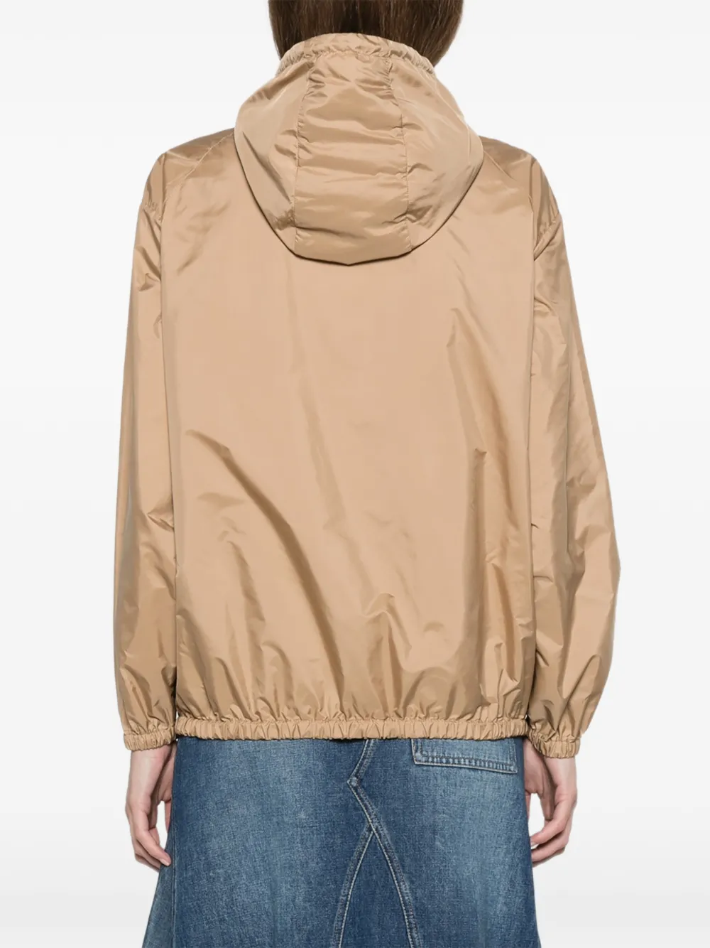 Moncler hooded windbreaker Beige
