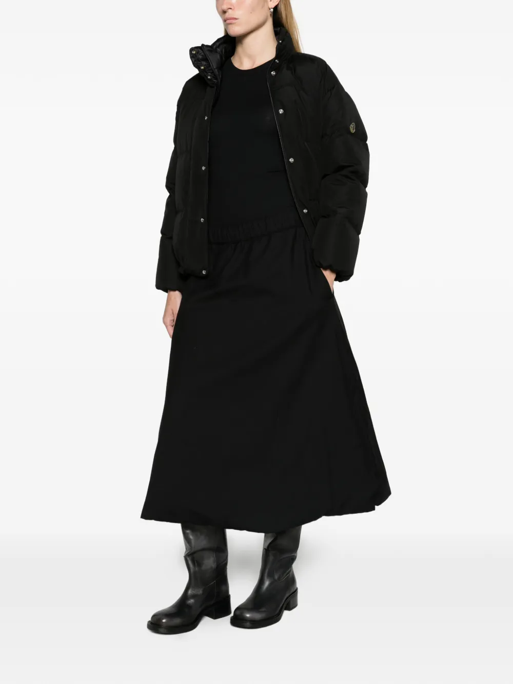 Moncler Verone short down jacket Zwart