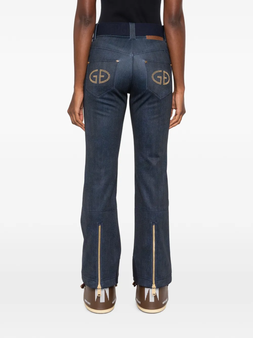Goldbergh Fuji denim skibroek Blauw