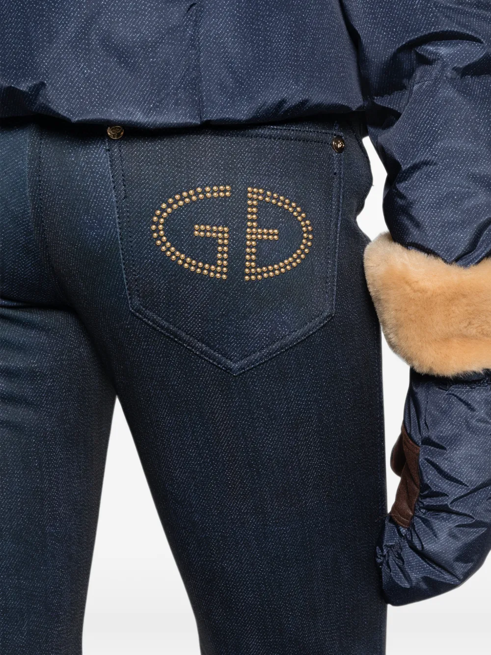 Goldbergh Fuji denim skibroek Blauw
