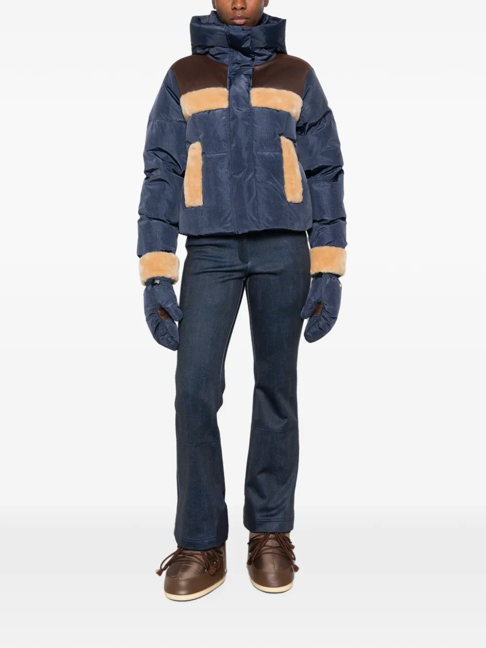 Goldbergh Fuji denim skibroek Blauw