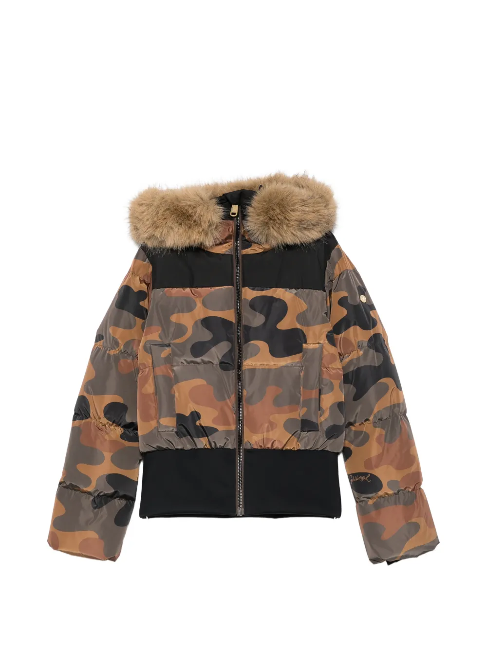 Goldbergh Kiri camouflage-print ski jacket