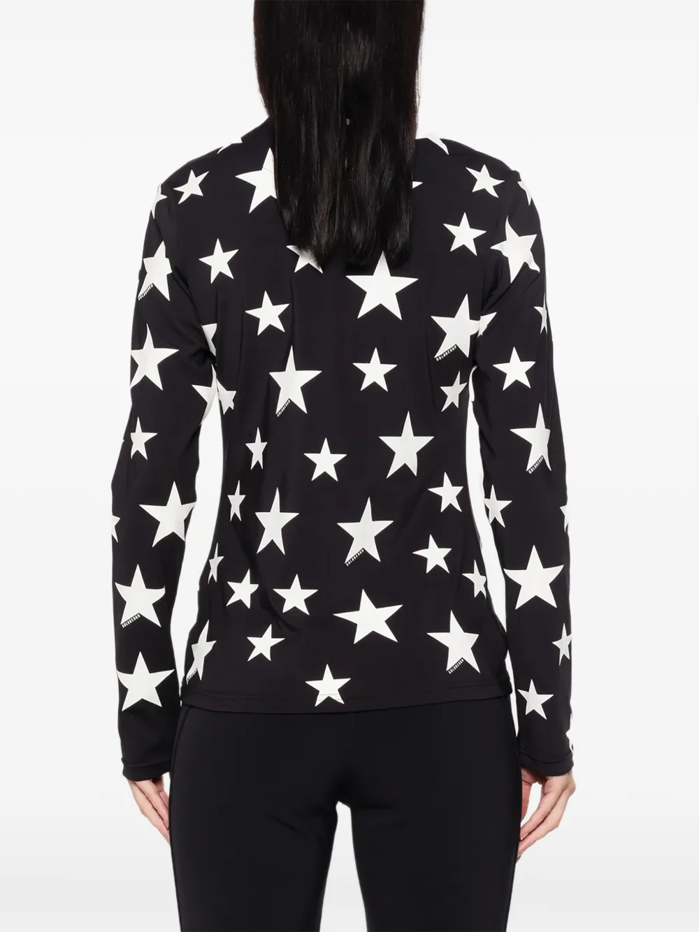 Goldbergh Hikari top met sterrenprint Zwart
