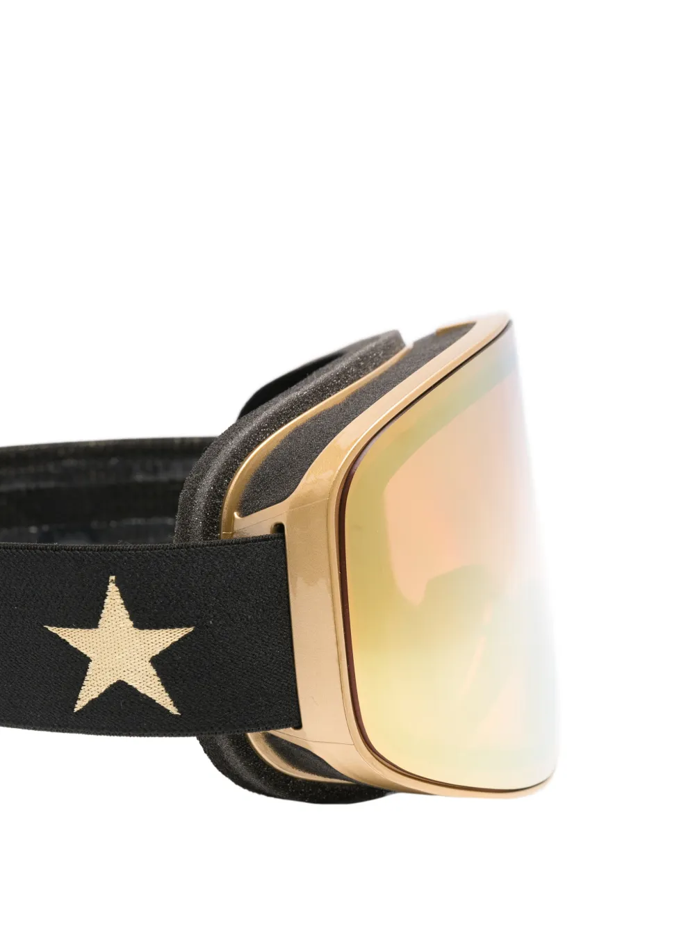 Goldbergh Starshine skibril met sterrenprint Goud