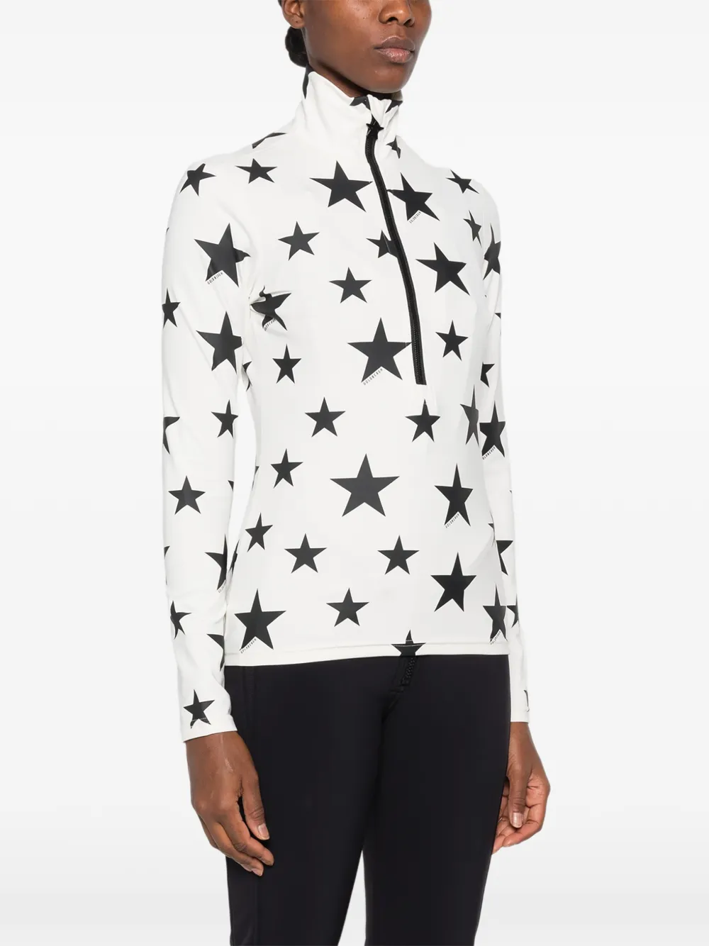 Goldbergh Hikari top met sterrenprint Wit
