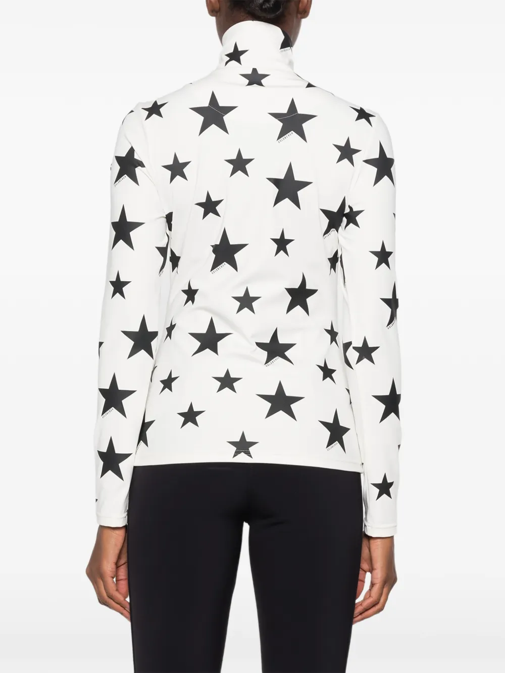 Goldbergh Hikari top met sterrenprint Wit