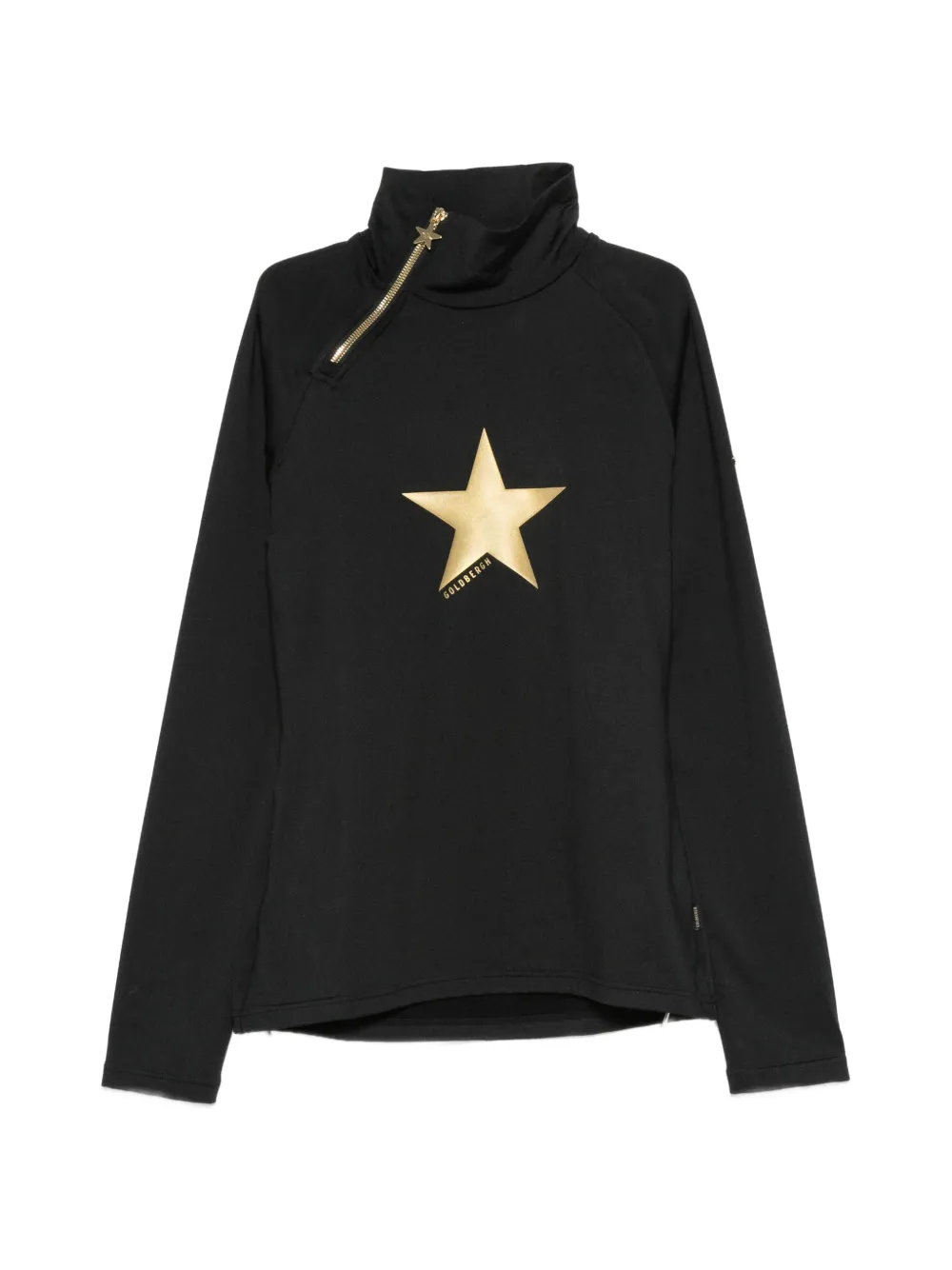 Goldbergh Hoshi top met sterrenprint Zwart