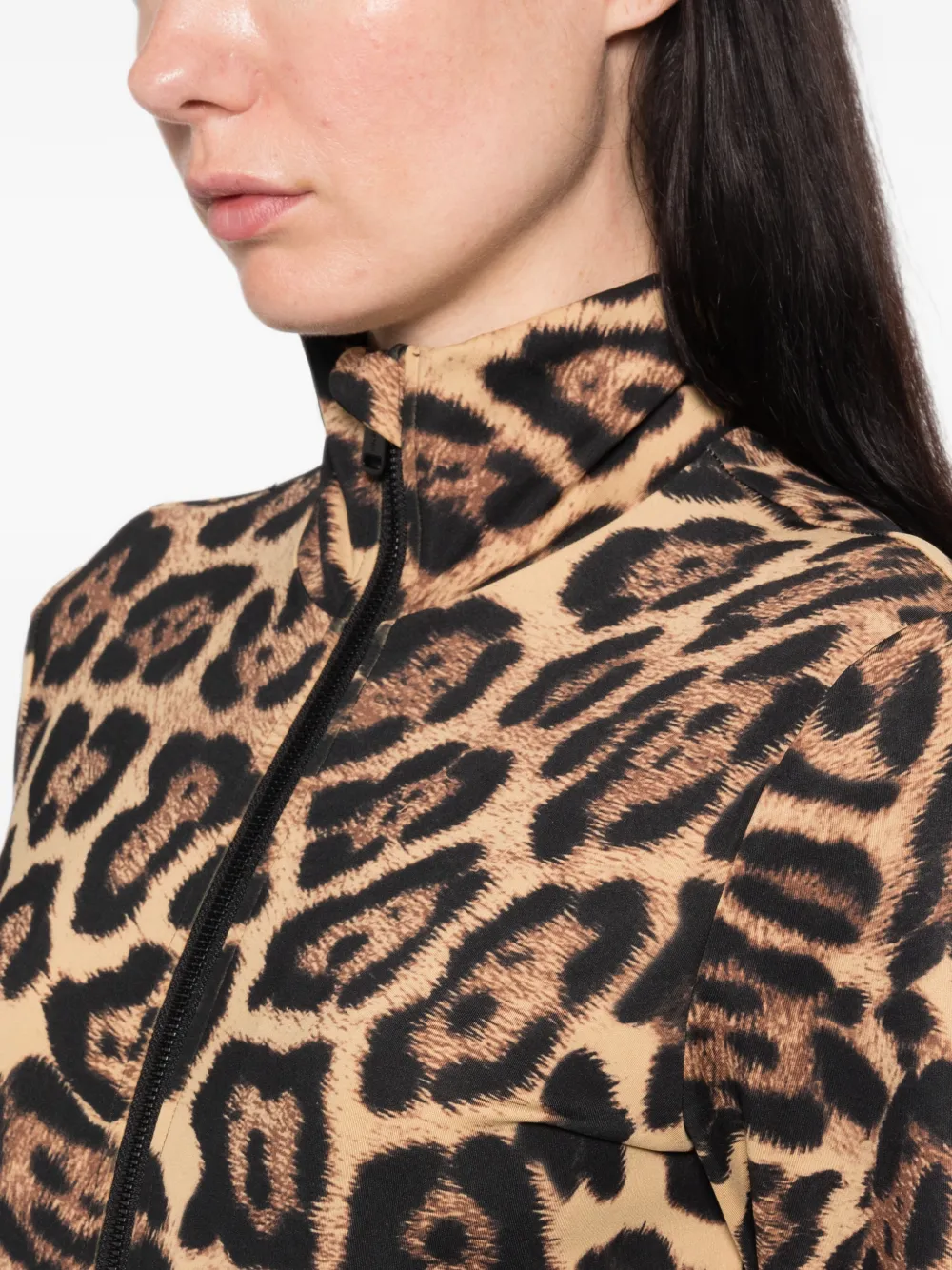 Goldbergh Body met luipaardprint Beige