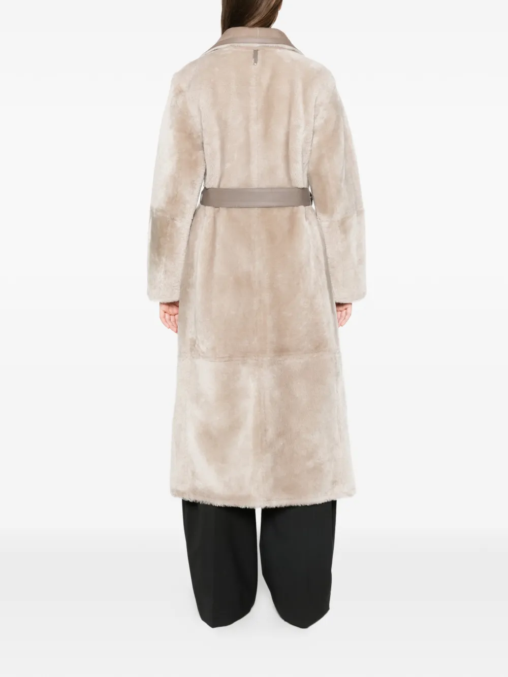Mackage Marian reversible wrap coat Beige