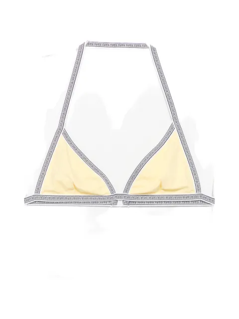 Versace triangle-cup bikini top