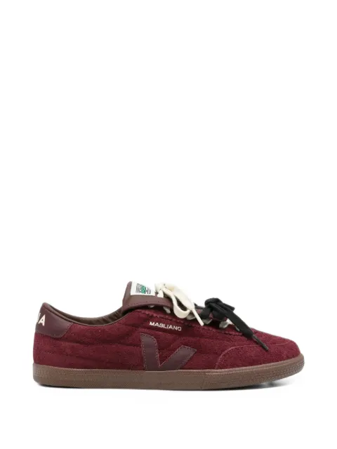 VEJA x Magliano suede logo-patch sneakers