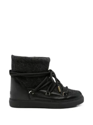 Inuikii Classic Sneaker Lambskin Boots | Black | FARFETCH